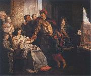 Wojciech Gerson, Pozegnanie Jana III z rodzina przed wyprawa wiedenska
